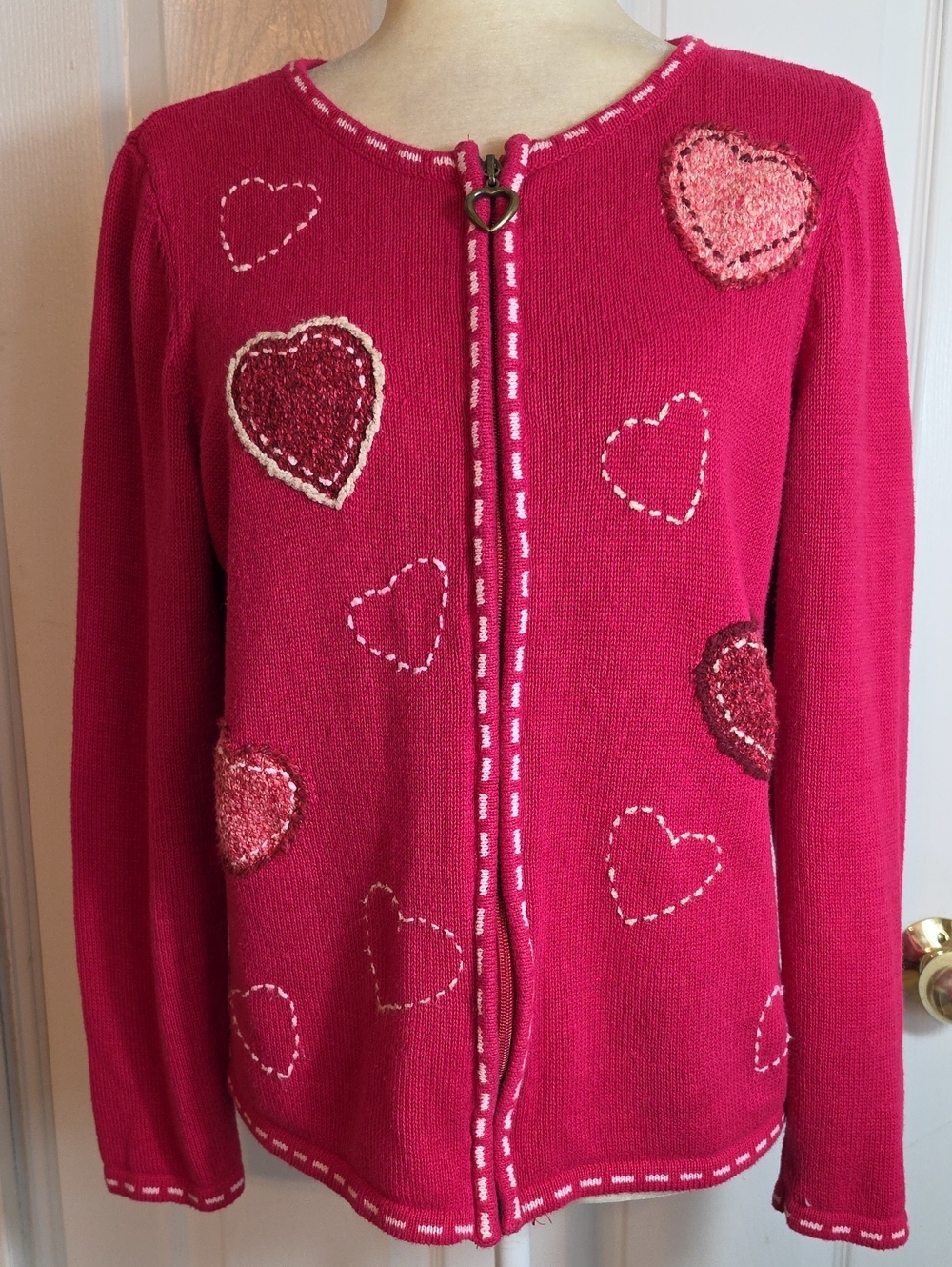 Christopher & Banks Heart Sweater